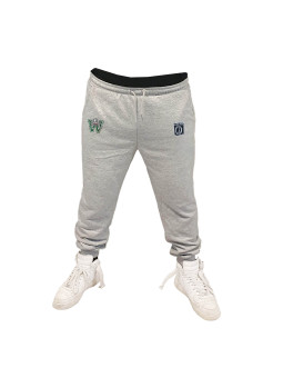 White Widow 420 Printed Patch Jogging Pants - Black
