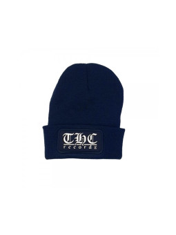 THC Recordz Cuffed Beanie Navy
