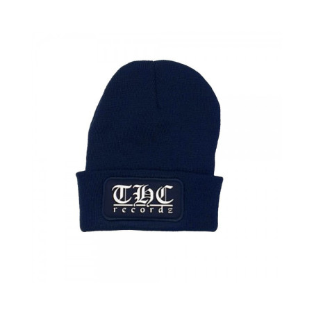 THC Recordz Cuffed Beanie Navy
