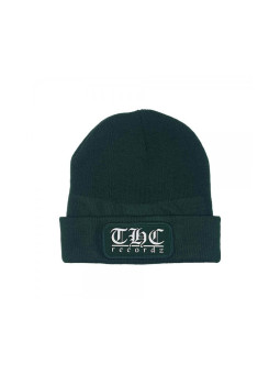 THC Recordz Cuffed Beanie Green