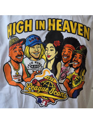 High in Heaven League Icons - T-Shirt - White