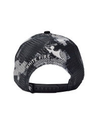 It's 420 White Fire Snapback Trucker Hat