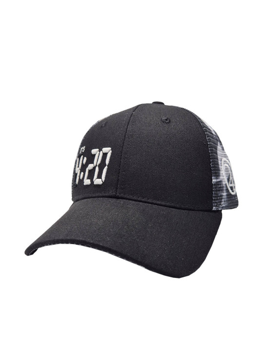 It's 420 White Fire Snapback Trucker Hat