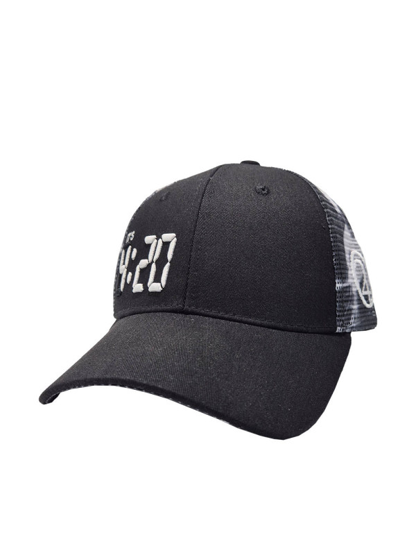 It's 420 White Fire Snapback Trucker Hat