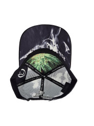 It's 420 White Fire Snapback Trucker Hat