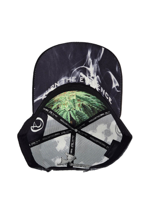 It's 420 White Fire Snapback Trucker Hat