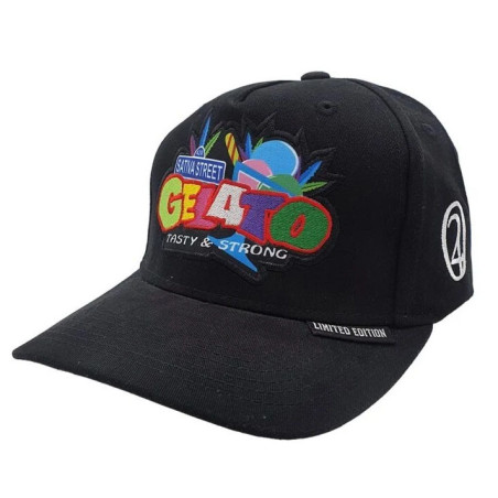 Gelato 420 A-frame Stapback Hat - Black