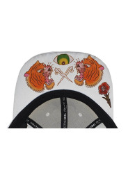 Inked & Badass Tattoo Snapback White