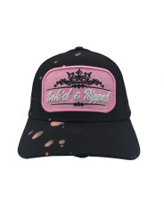 Inked & Ripped Tattoo Snapback Black/Pink