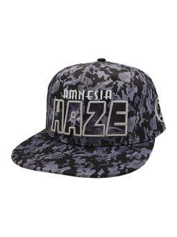 Amnesia Haze 420 Camouflage Snapback Grey/Black