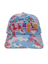 Zkittlez 420 Camouflage Snapback Blue/Pink