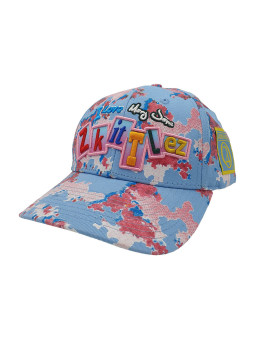 Zkittlez 420 Camouflage Snapback Blue/Pink