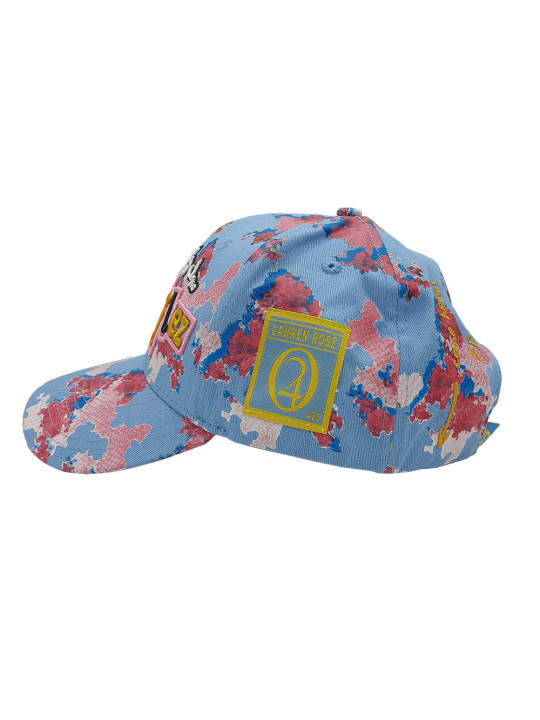 Zkittlez 420 Camouflage Snapback Blue/Pink