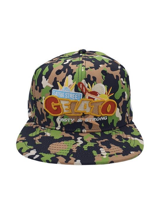 Gelato Choclate 420 Camouflage Snapback Green/Black