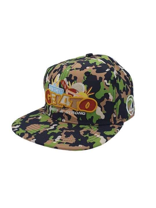 Gelato Choclate 420 Camouflage Snapback Green/Black