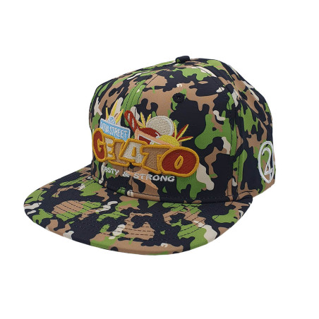 Gelato Choclate 420 Camouflage Snapback Green/Black