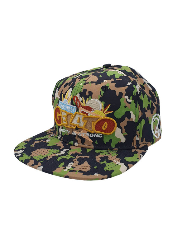 Gelato Choclate 420 Camouflage Snapback Green/Black