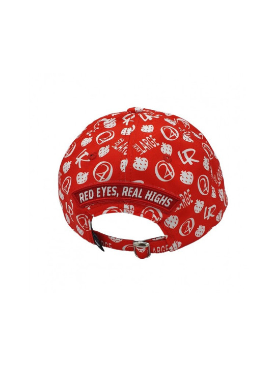 Strawberry Haze Allover Print Red