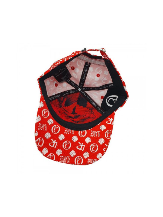 Strawberry Haze Allover Print Red