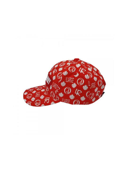 Strawberry Haze Allover Print Red