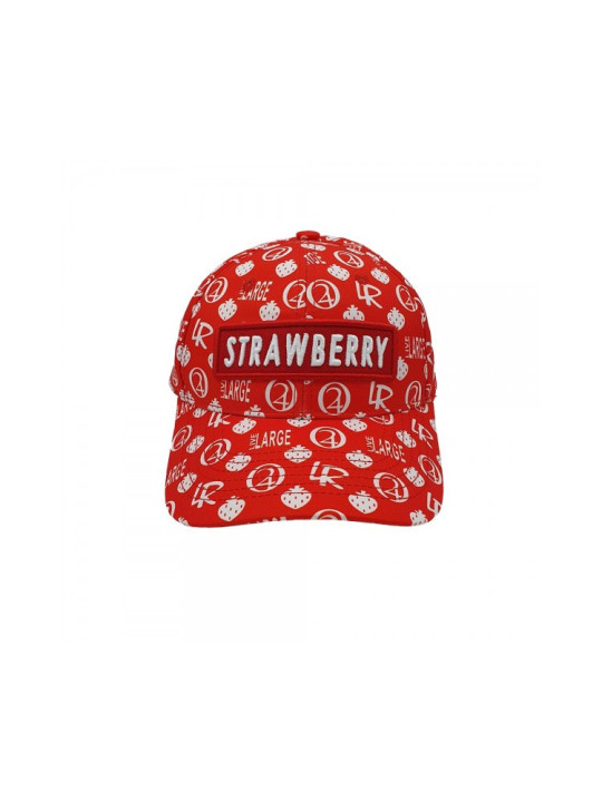 Strawberry Haze Allover Print Red