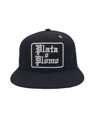 ‘Plata O Plomo’ Snpaback Hat - Black