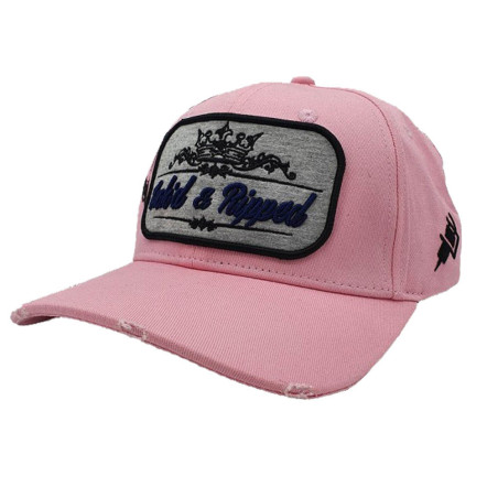 Inked & Ripped Tattoo Strapback Pink