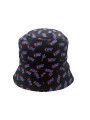Reversible Allover Print Bucket Hat - Double Bubble Gum/Gelato