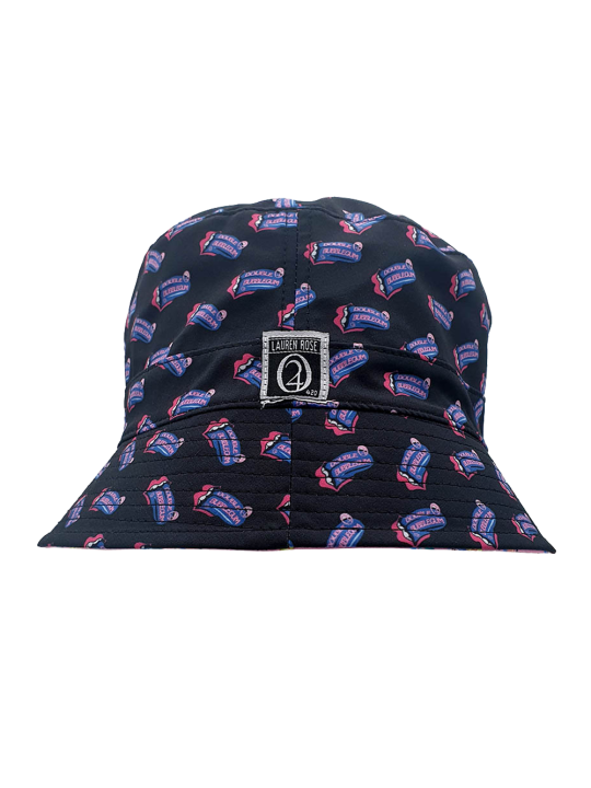 Reversible Allover Print Bucket Hat - Double Bubble Gum/Gelato