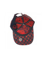 Strawberry Haze Allover Print Snapback Black
