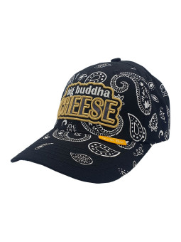 Paisley Big Buddha Cheese Snapback Hat - Glow in the dark