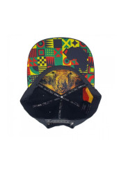 Lionhearted Rasta Snapback Black