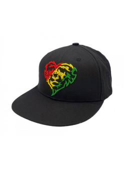 Lionhearted Rasta Snapback Black
