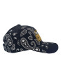 Paisley Big Buddha Cheese Snapback Hat - Glow in the dark