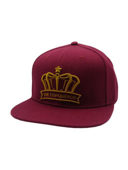 William Bonac Bodybuilder - Snapback Burgundy Hat