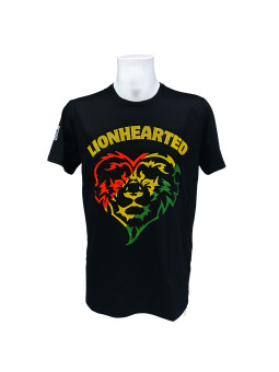 Lionhearted Rasta T-shirt - Black