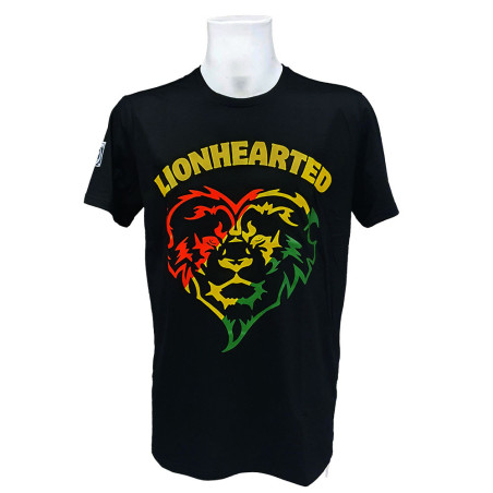 Lionhearted Rasta T-shirt - Black