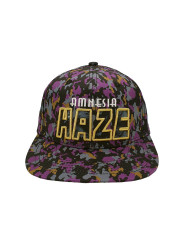 Amnesia Haze 420 Camouflage Snapback - Purple/Black