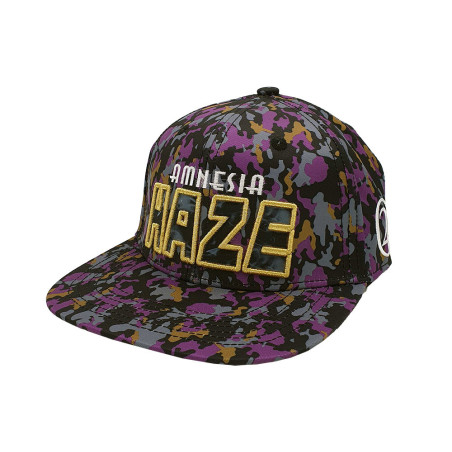 Amnesia Haze 420 Camouflage Snapback - Purple/Black