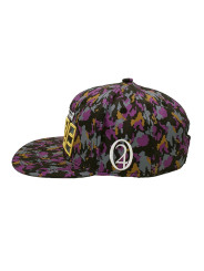 Amnesia Haze 420 Camouflage Snapback - Purple/Black