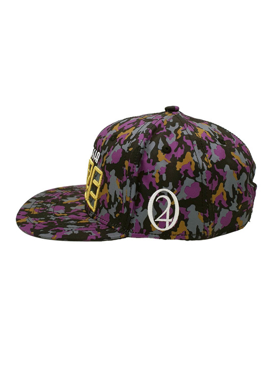 Amnesia Haze 420 Camouflage Snapback - Purple/Black