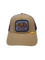 Cali Elevated Bear 420 Trucker Snapback Hat