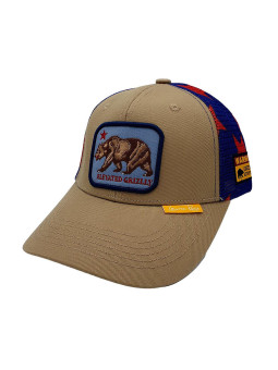 Cali Elevated Bear 420 Trucker Snapback Hat