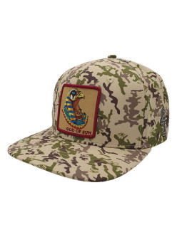 God of Ra Allover Camo Snapback Hat