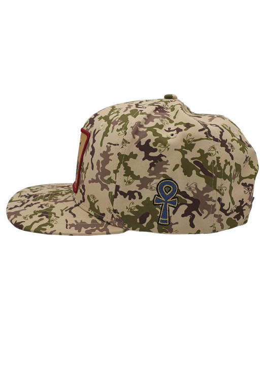 God of Ra Allover Camo Snapback Hat