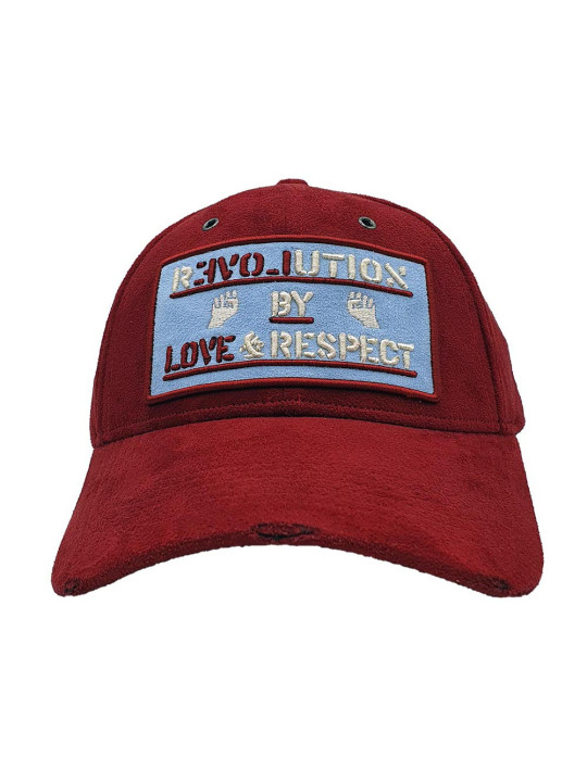 Revolution Burgundy Suede Strapback