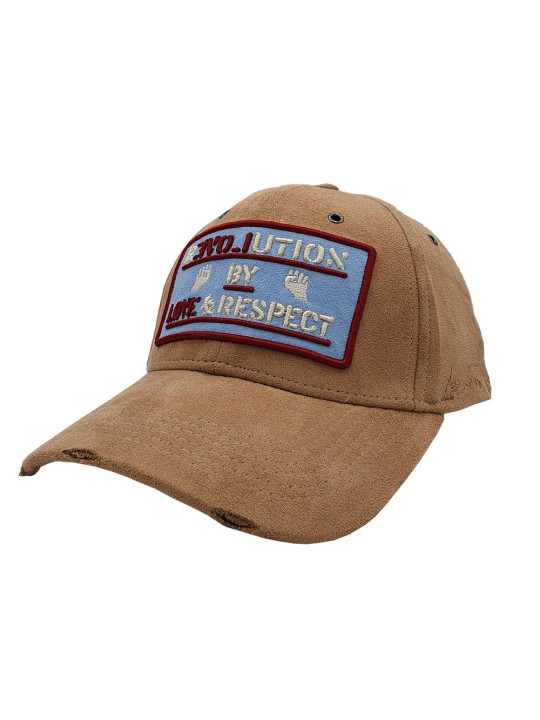 Revolution Khaki Suede Strapback Hat