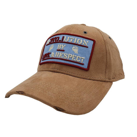 Revolution Khaki Suede Strapback Hat
