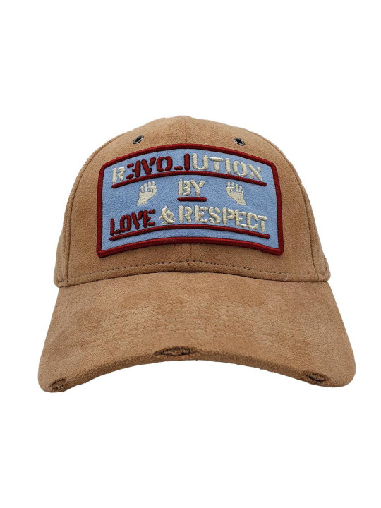 Revolution Khaki Suede Strapback Hat