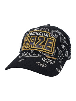 Paisley Amnesia Haze Snapback Hat - Glow in the dark